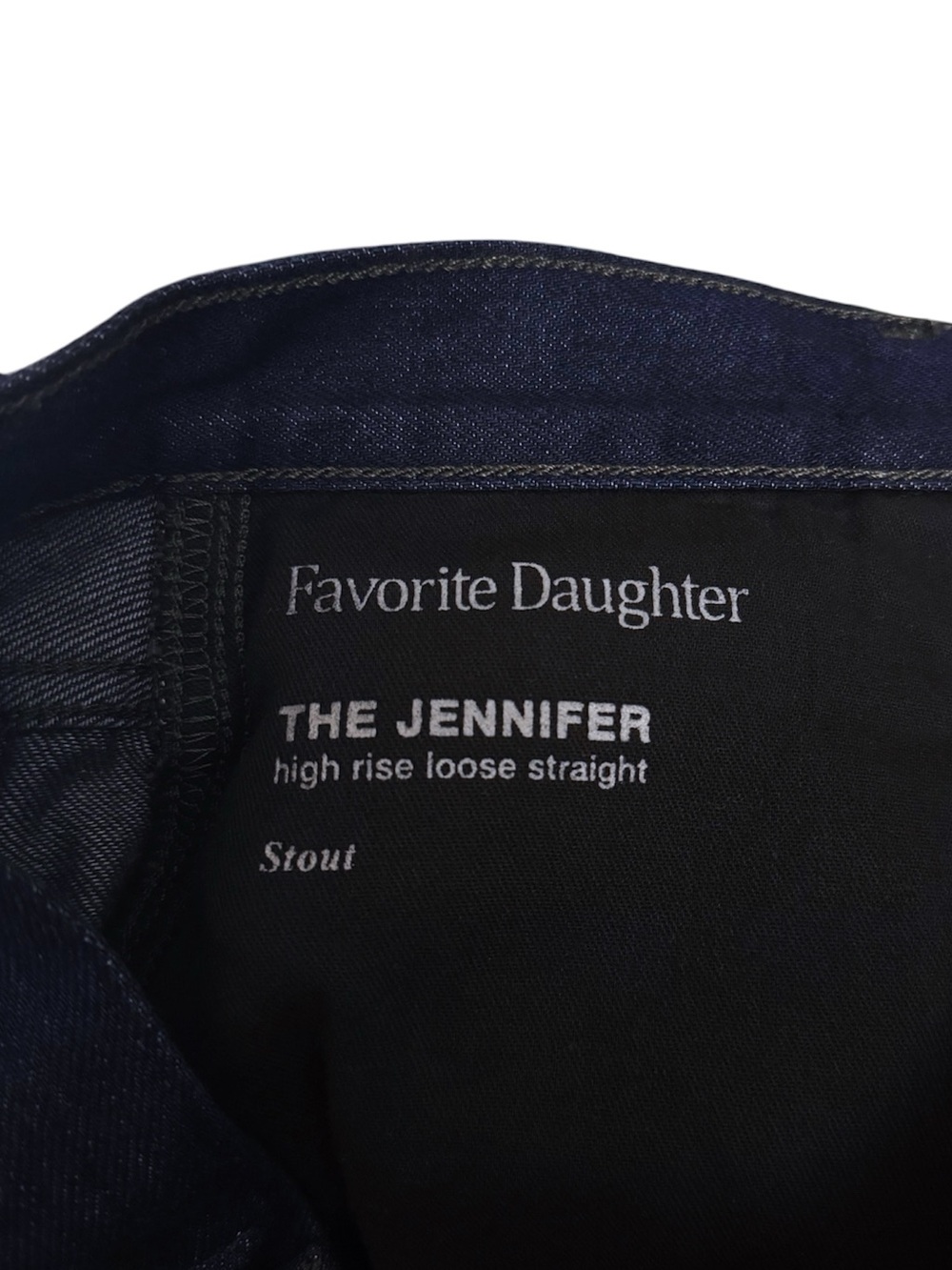 NWT Favorite Daughter The Jennifer High Rise Loose Straight Leg Jeans Stout - Picture 6 of 10